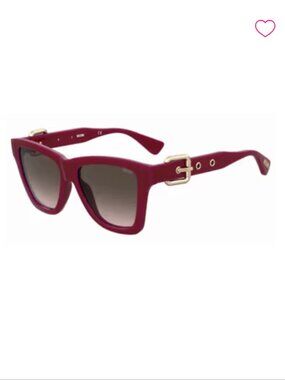 Moschino square sunglasses with buckle detail
